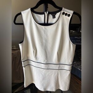 Ann Taylor Sleeveless Blouse Sz M